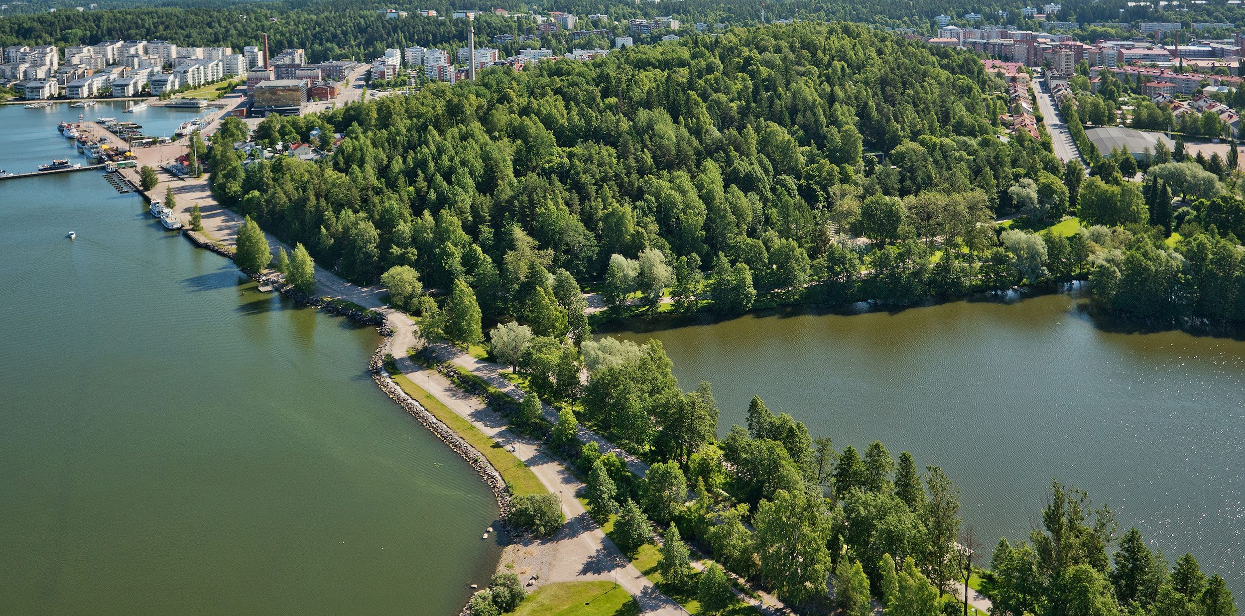 An aerial Photo of the City of Lahti