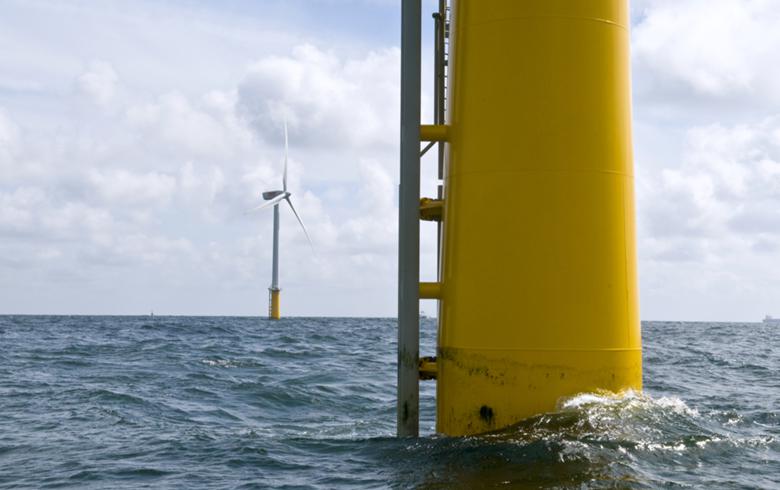 Wind turbines in Dutch waters. (Photo by Eneco. Creative Commons, Attribution-ShareAlike 2.0 Generic)